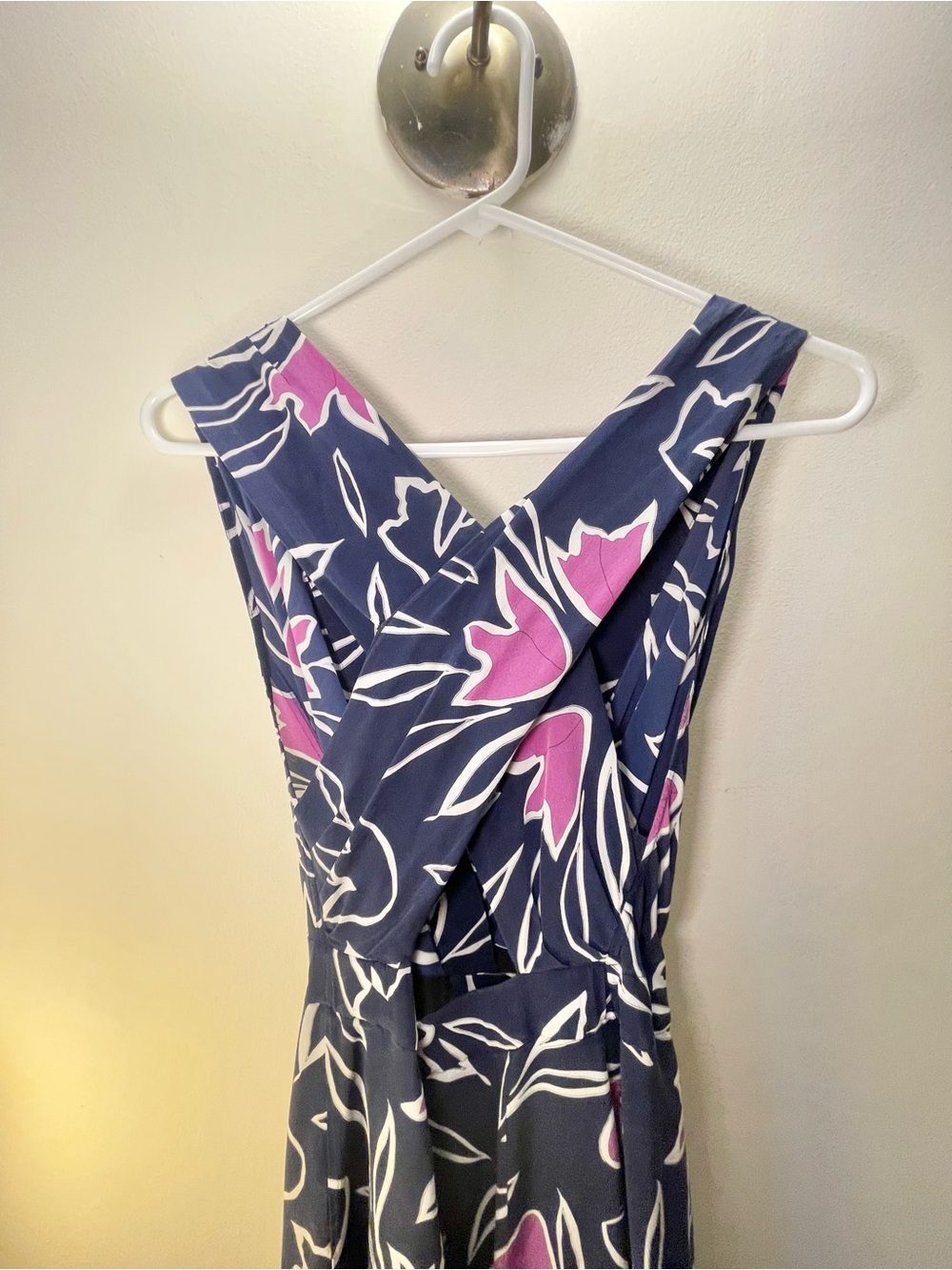 Nina Ricci Silk Wrap Dress Size 2 in Blue - Picture 11 of 15